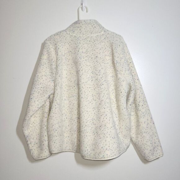 New J Crew Flecked Sherpa Zip Jacket XL - Picture 7 of 12